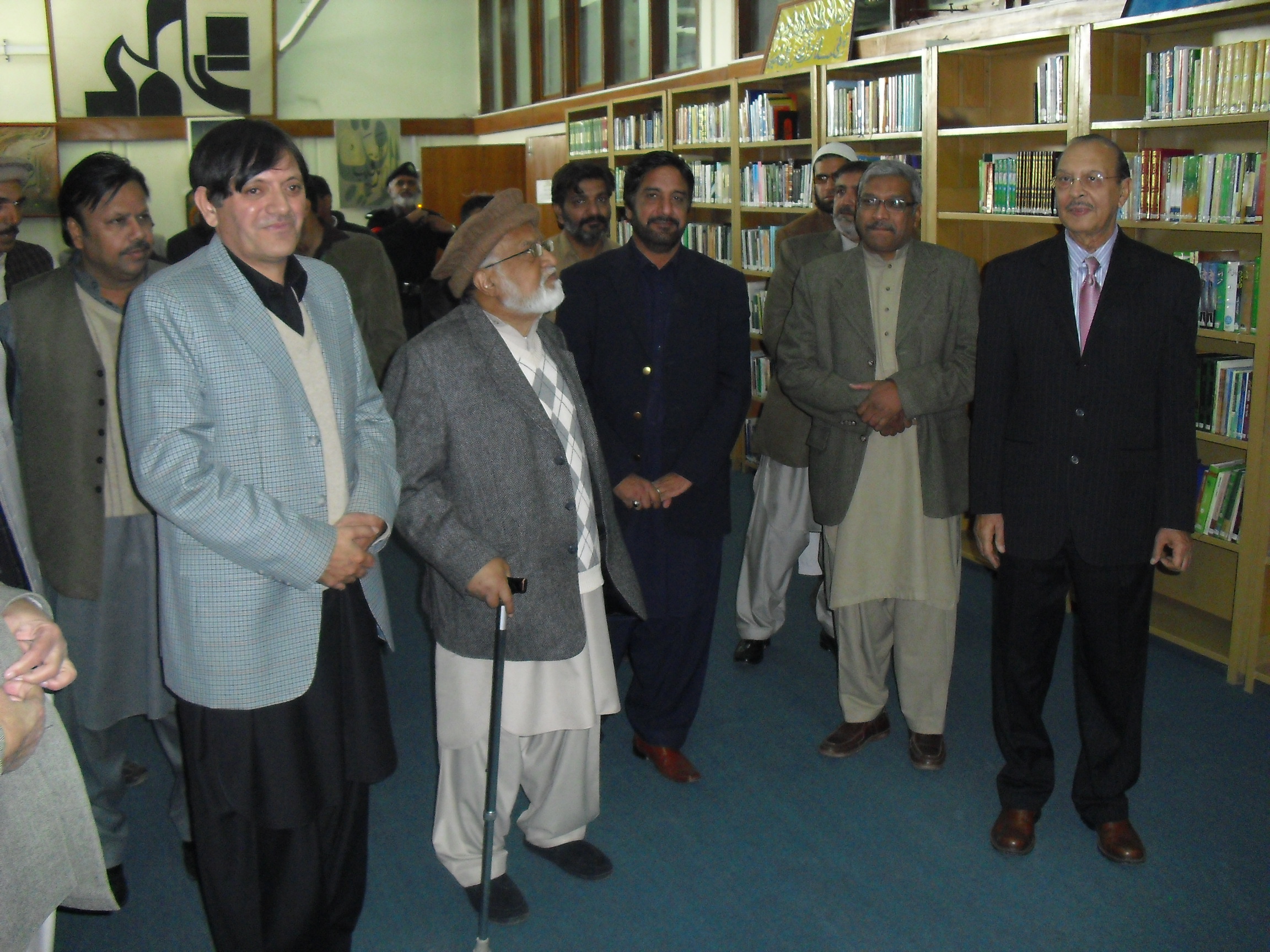 Dr. Zafar Ishaq Ansari and Dr. Mumtaz Ahmed visit